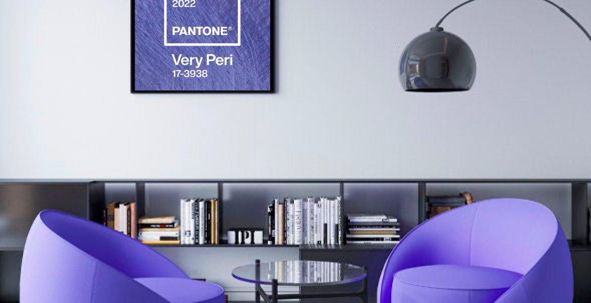 Una pizca de tendencia en tu espacio de trabajo | Pantone Very Peri Color del año 2022